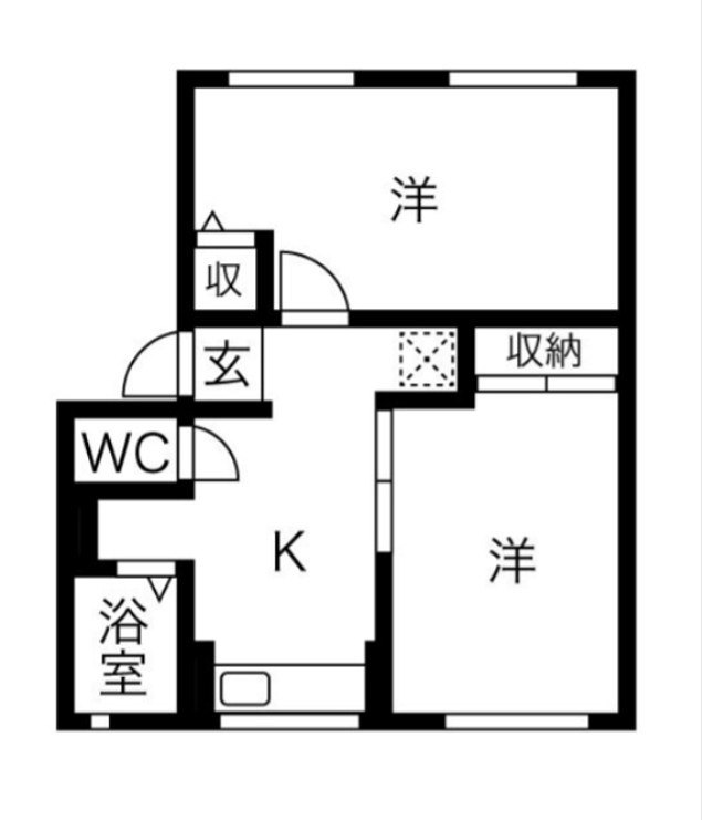 ヌーベル高松Ⅱ 間取り