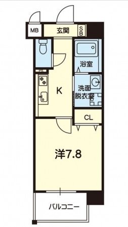 CHAINON春日WEST  間取り