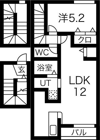 スカイヴィレッジ(sky village)盛南Ⅱ 間取り