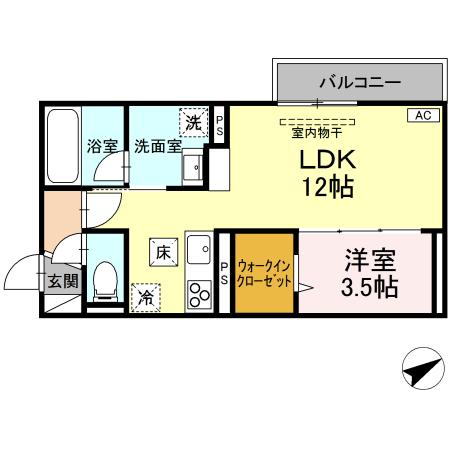 トリシア大慈寺町　A 間取り