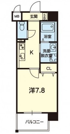 CHAINON春日WEST  間取り