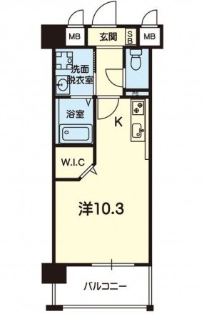 CHAINON春日WEST  間取り