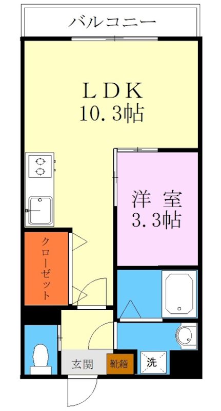 ラフレシーサ水前寺 間取り