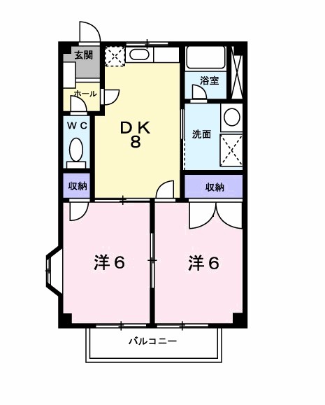 トレジャー１号館 間取り