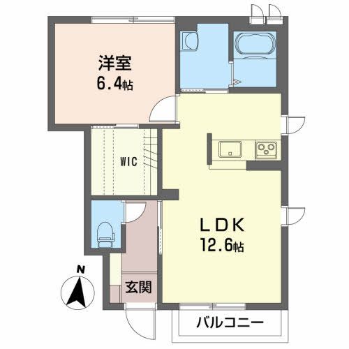 Ｋブランシェ　Ｈ 間取り