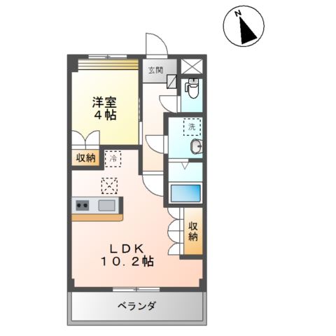 サンフィット　フジマンＡ棟 間取り