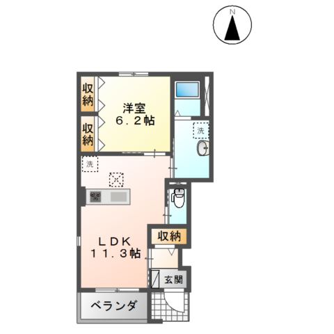 グラース・ドゥ・シエルN 間取り