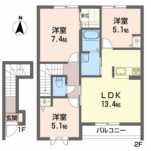 シャローム本宮 間取り