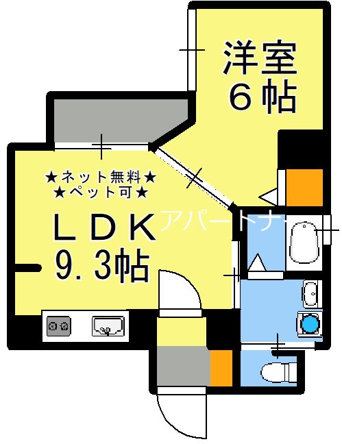 さくらヒルズ大黒町 間取り