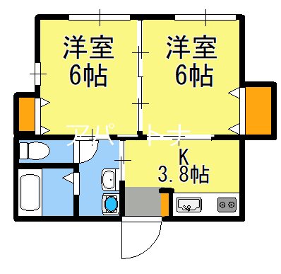 サンコーポ磯 間取り