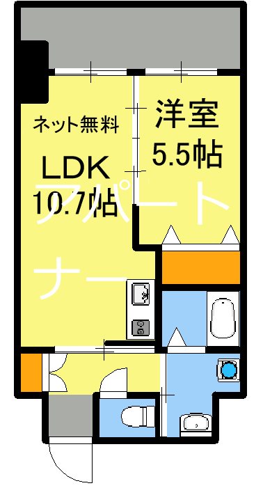 パークサイド加治屋町 間取り