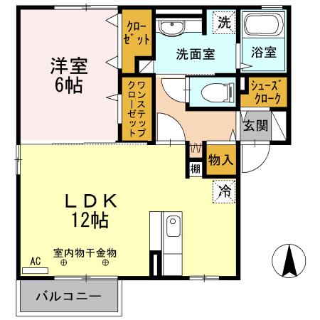グレースフィールド　Ｅ 間取り