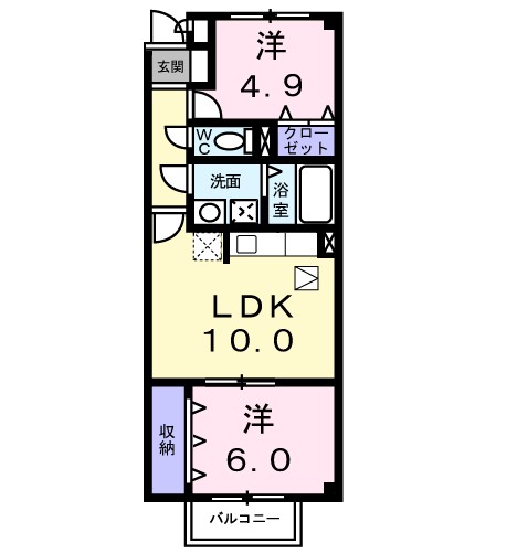 パームハイムＳ 間取り
