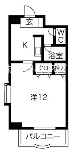 舘坂マンション 間取り
