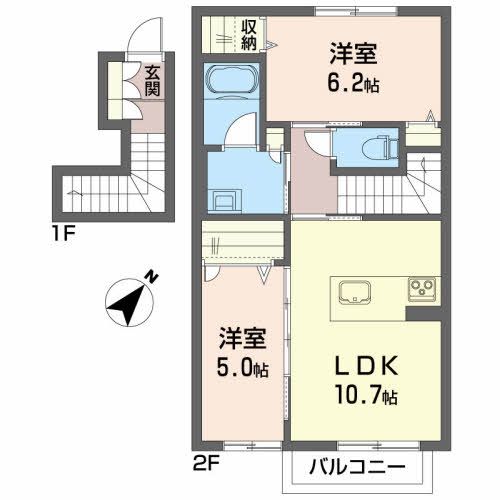 シャーメゾン梨木町 間取り