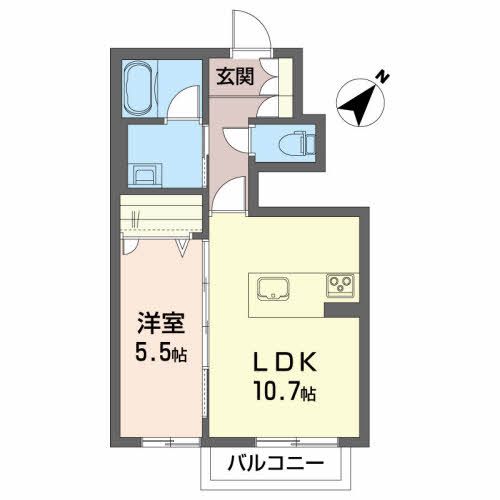 シャーメゾン梨木町 間取り