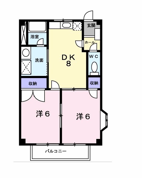 トレジャー１号館 間取り
