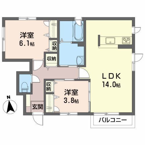 ブランシェ長橋台 間取り