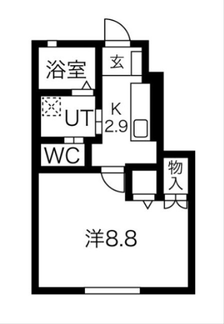 ルーブル大沼Ⅱ 間取り