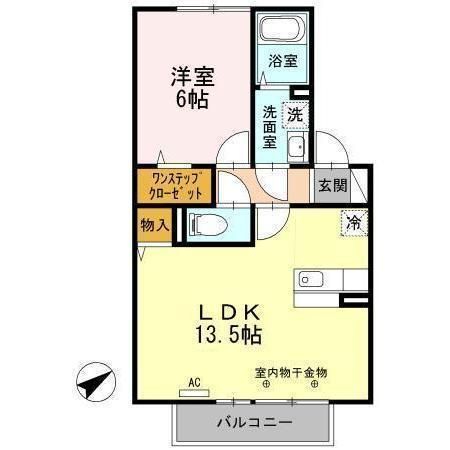 イーストヒルズ高松　E 間取り