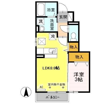 セジュールリュンヌ 間取り