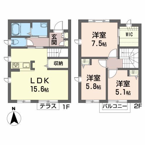 クレセント矢巾 間取り