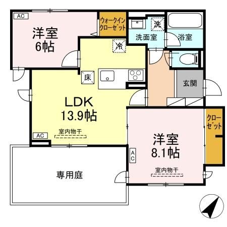 TORISIA向中野2丁目 間取り