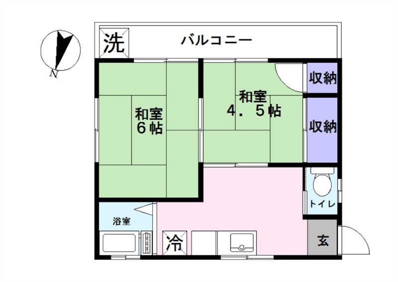 東京都足立区六木４丁目 間取り