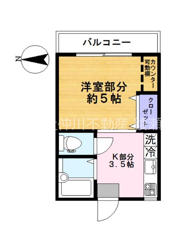 東京都足立区大谷田３丁目 間取り