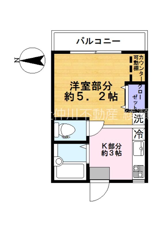 東京都足立区大谷田５丁目 間取り