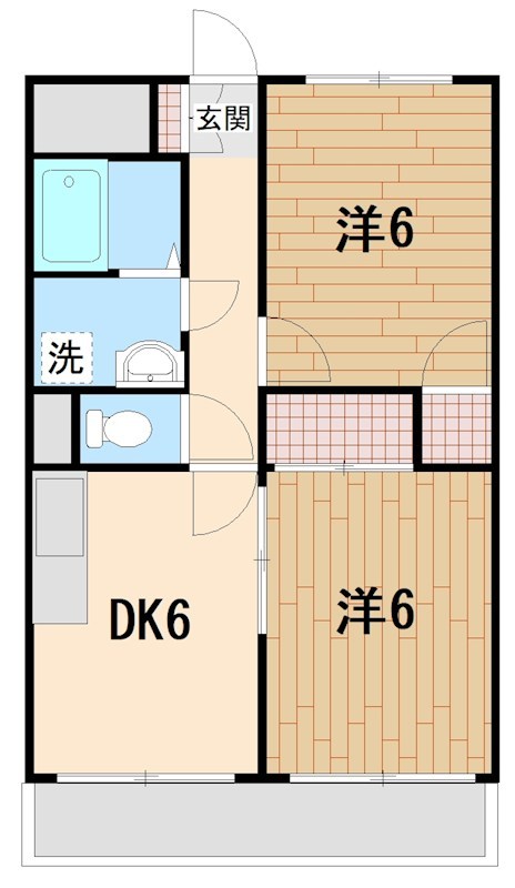 クローネ川口 間取り