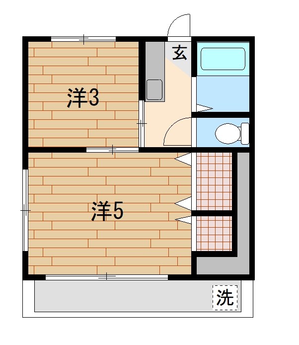 飯塚ハイツ 間取り