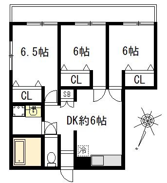 パークハウス中町 間取り