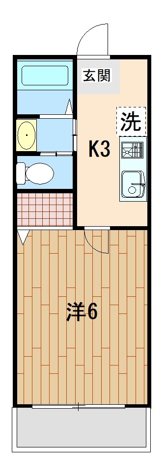 Espacio芝A 間取り
