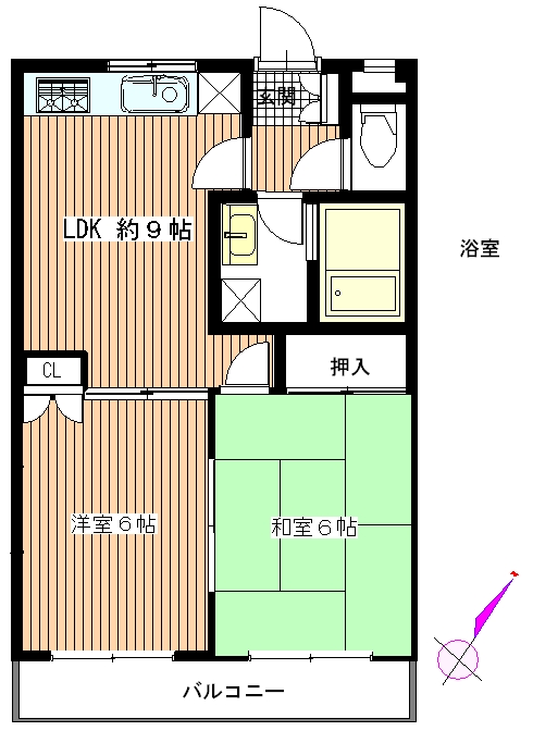 グローガーデンⅡ 間取り