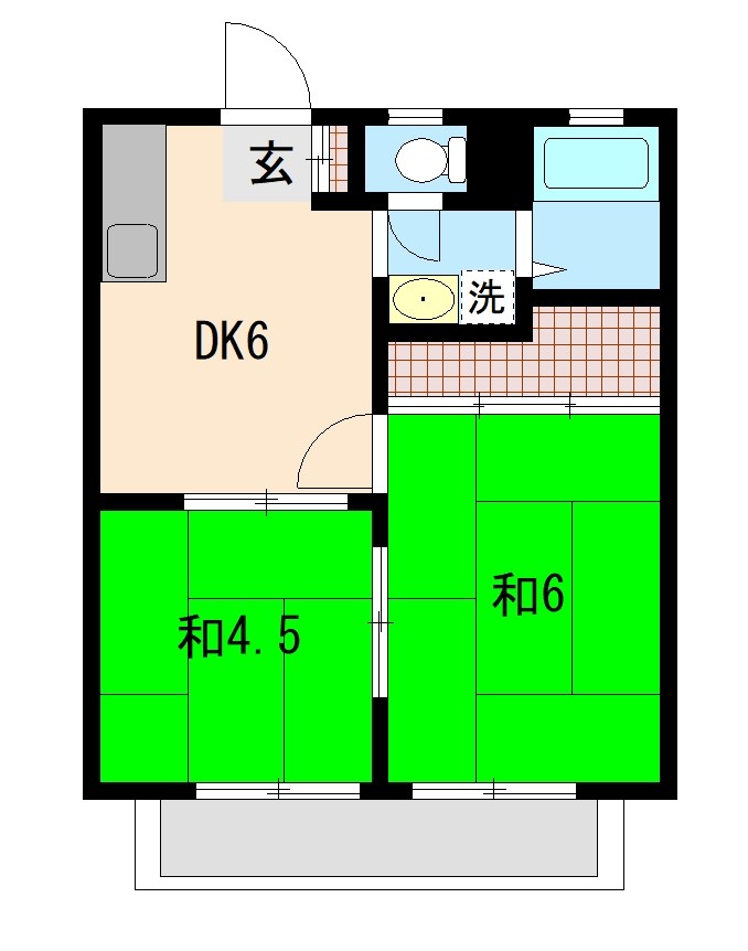 パナトピア並木A棟 間取り
