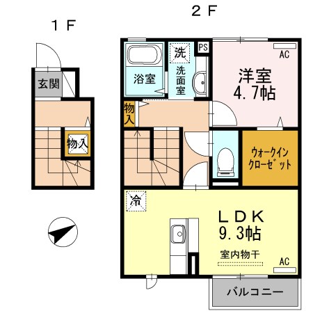 カントリー　フォレスト 間取り