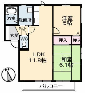 サントーク綾羅木 間取り