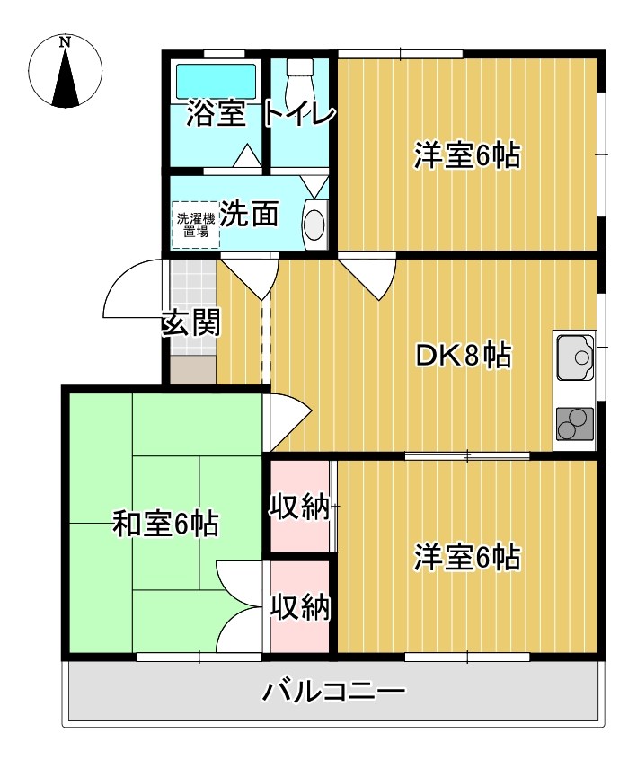 コーポリリアス 間取り