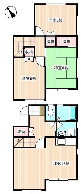 タウンハウス新田 間取り