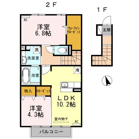 ルミエールひびき 間取り