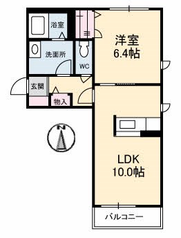 シャーメゾンフェアリー　Ⅲ棟 間取り