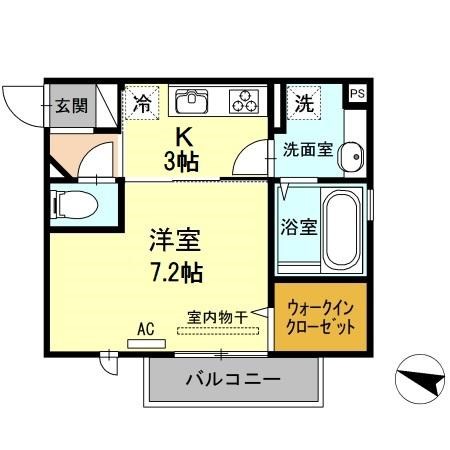 アイクレスト下関駅 間取り