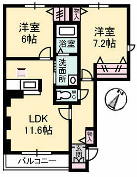 シャーメゾン　シエクル 間取り