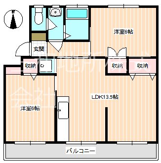 ハイツめぐみ 間取り