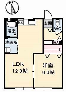 シャーメゾン　ペリート 間取り