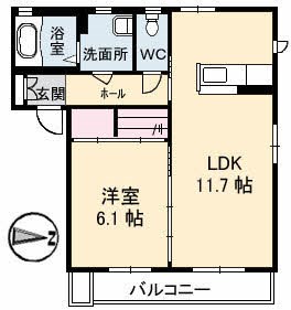 シャーメゾン桜山 間取り