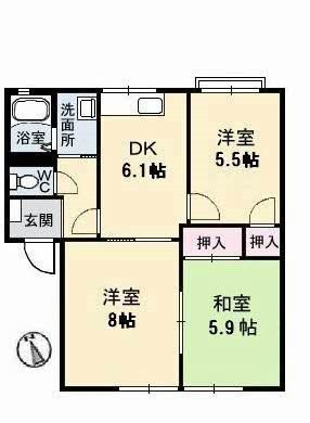 ガーデンハイツ　Ｂ棟 間取り