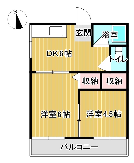 植野アパート 間取り