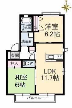 シャーメゾンシャルマン 間取り